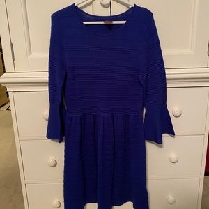 Vince Camuto Blue Sweater Dress
